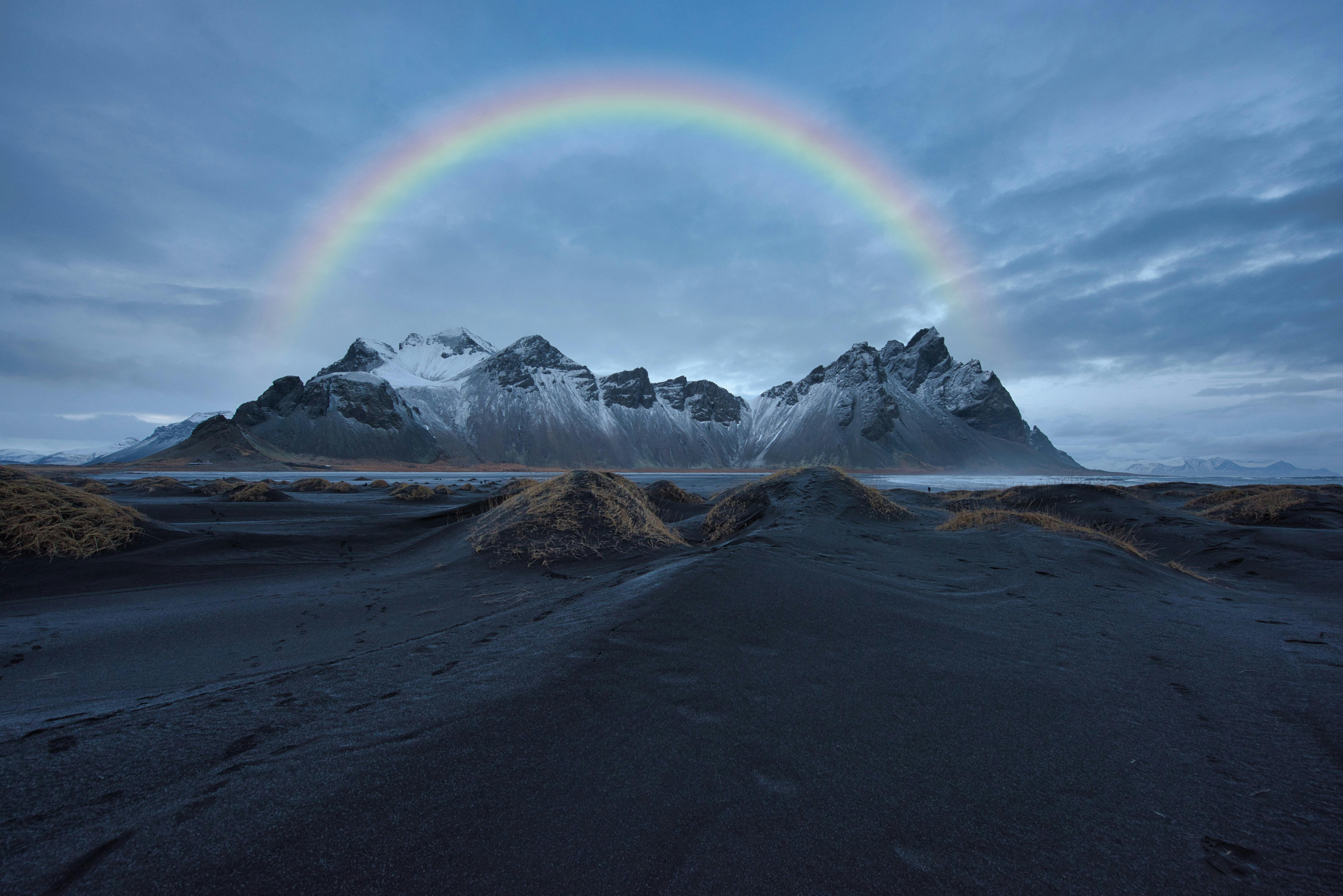 A Winter Rainbow Image