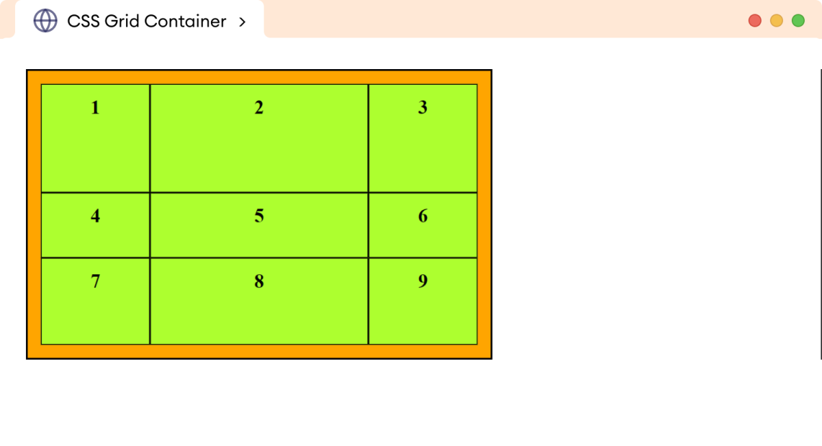 CSS Grid-Template-Rows Example