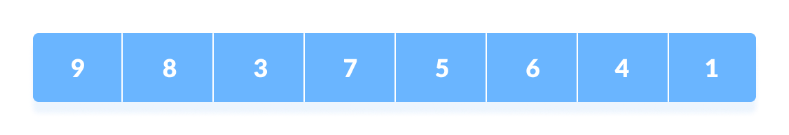 Shell sort step